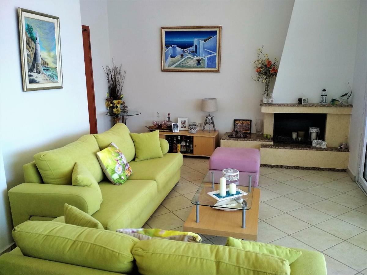 Luxury Sea View Apartment Ofrinion Bagian luar foto